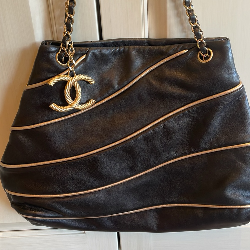 CHANEL Black & Gold Bag